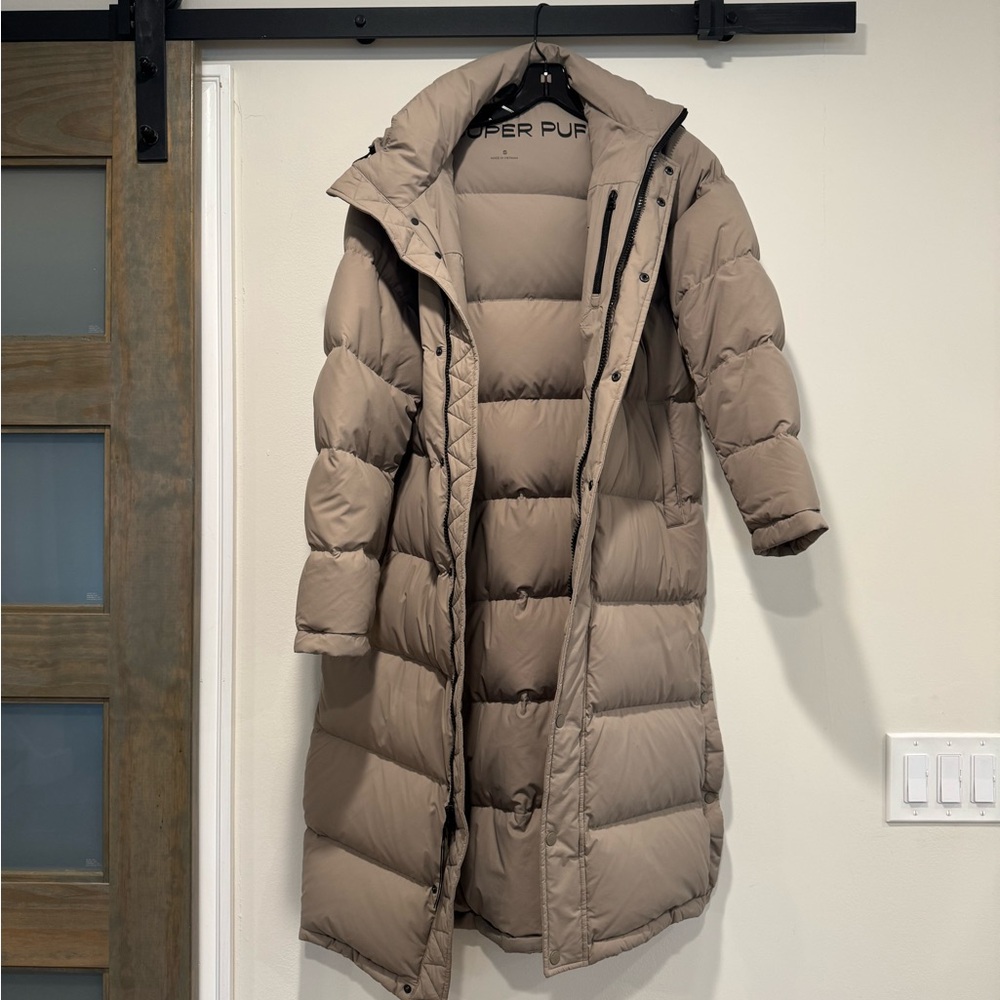 Aritzia The Super Puff Long Coat - Modern Taupe (Sold out in stores)